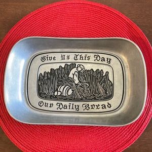 Pewter bread plate Wilton Armetale